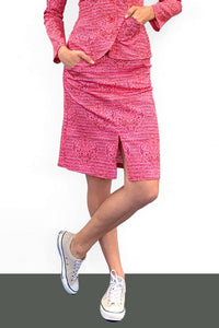 W.E.T. by Ines Schneider Skirt Riviera mode hamburg print sommerkleid Unique Prints Summer Dress Handdesignierte Prints Print