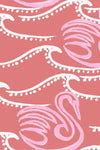 W.E.T. by Ines Schneider Top Kimy / Swan mode hamburg print sommerkleid Unique Prints Summer Dress Handdesignierte Prints Print