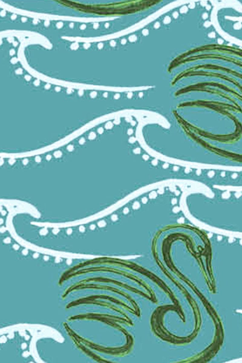 W.E.T. by Ines Schneider - Shop The Stock! S Rosi / Swan mode hamburg print sommerkleid Unique Prints Summer Dress Handdesignierte Prints Print