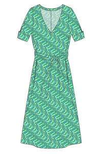 W.E.T. by Ines Schneider Dress M1475.5 / S Sicilia / Marlin mode hamburg print sommerkleid Unique Prints Summer Dress Handdesignierte Prints Print