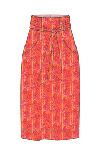 W.E.T. by Ines Schneider Skirt Skirt Siena / BlossomTree mode hamburg print sommerkleid Unique Prints Summer Dress Handdesignierte Prints Print