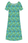 W.E.T. by Ines Schneider Dress Sukie / Pavone mode hamburg print sommerkleid Unique Prints Summer Dress Handdesignierte Prints Print