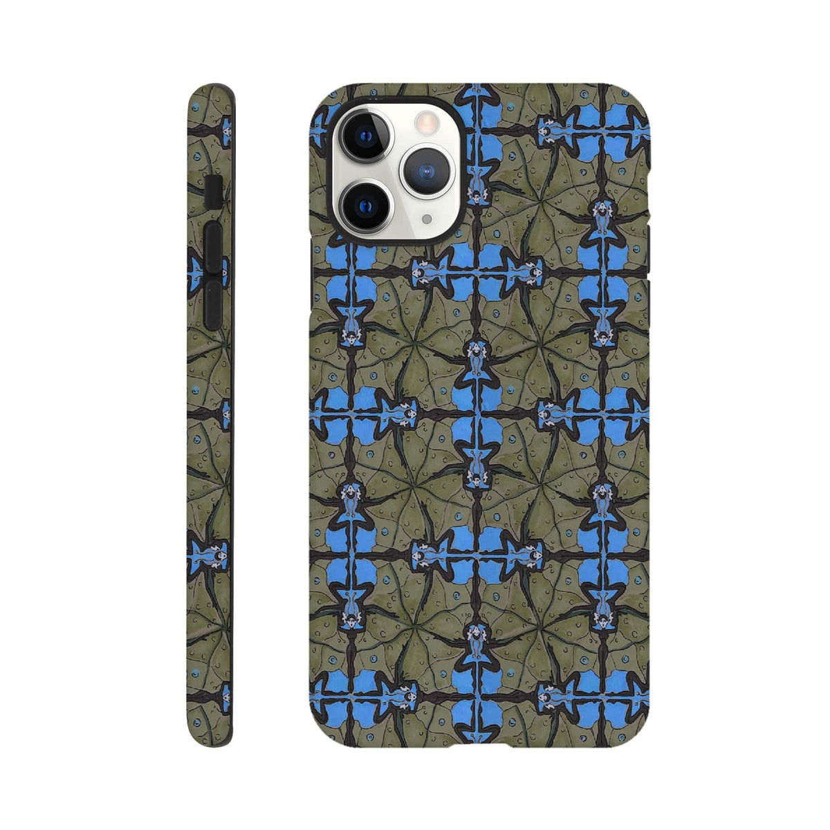 Gelato Print Material iPhone 11 Pro Max Tough case Elfies 7 mode hamburg print sommerkleid Unique Prints Summer Dress Handdesignierte Prints Print