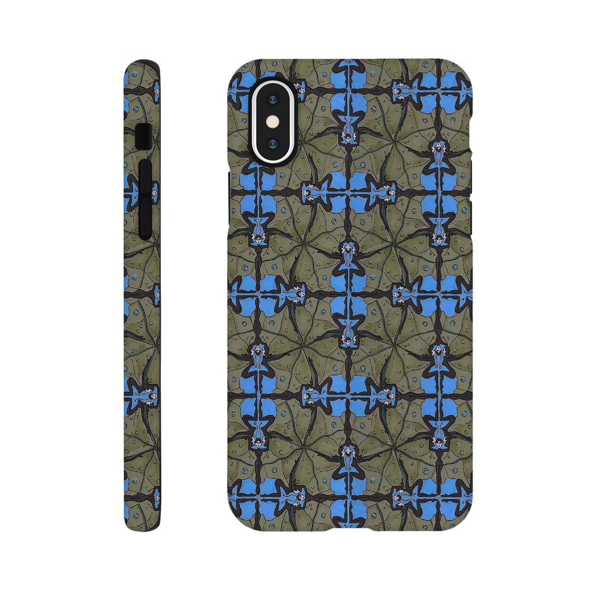 Gelato Print Material iPhone XS Tough case Elfies 7 mode hamburg print sommerkleid Unique Prints Summer Dress Handdesignierte Prints Print
