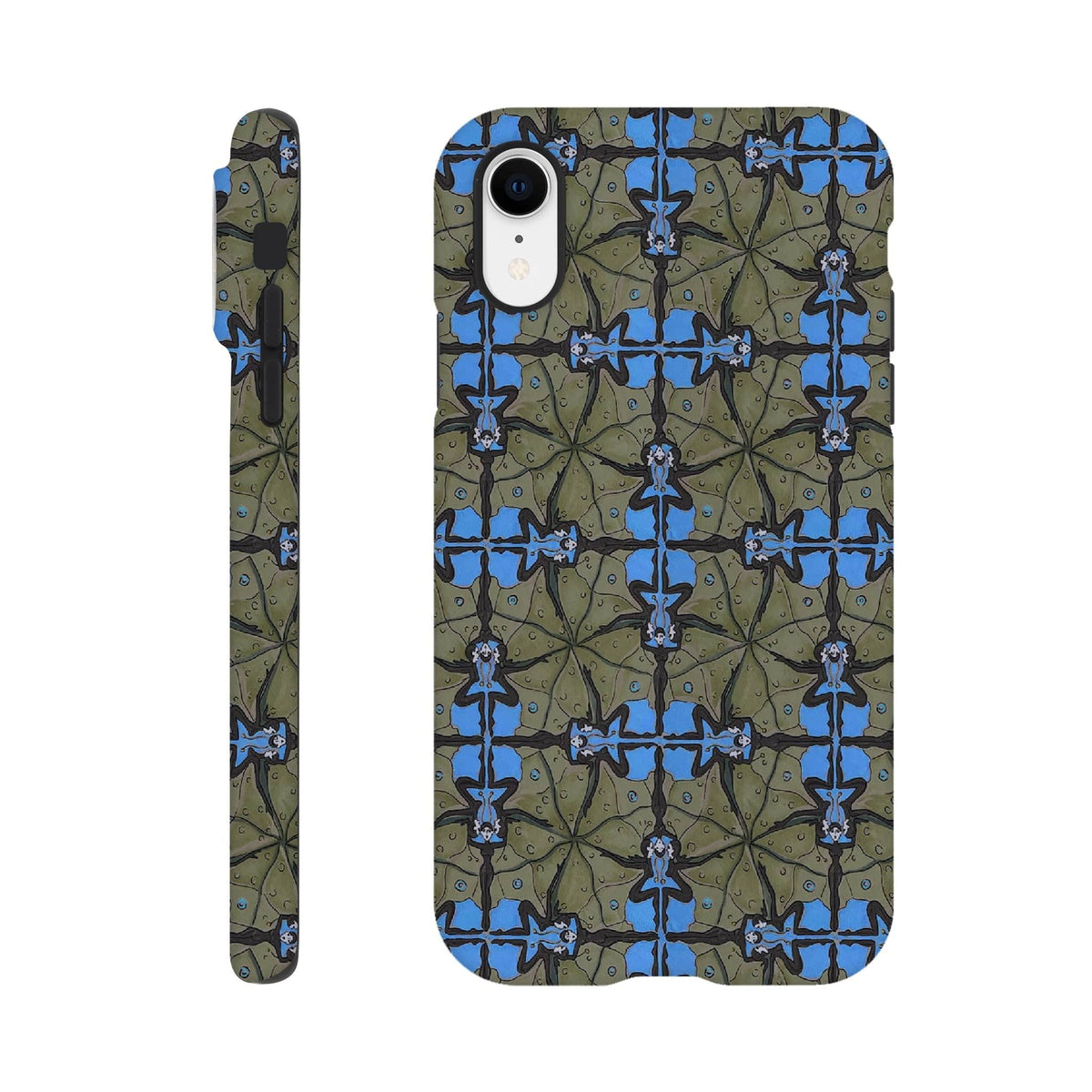 Gelato Print Material iPhone XR Tough case Elfies 7 mode hamburg print sommerkleid Unique Prints Summer Dress Handdesignierte Prints Print