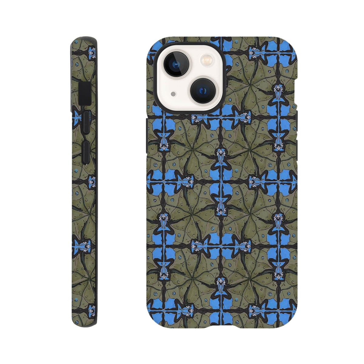 Gelato Print Material iPhone 13 Mini Tough case Elfies 7 mode hamburg print sommerkleid Unique Prints Summer Dress Handdesignierte Prints Print