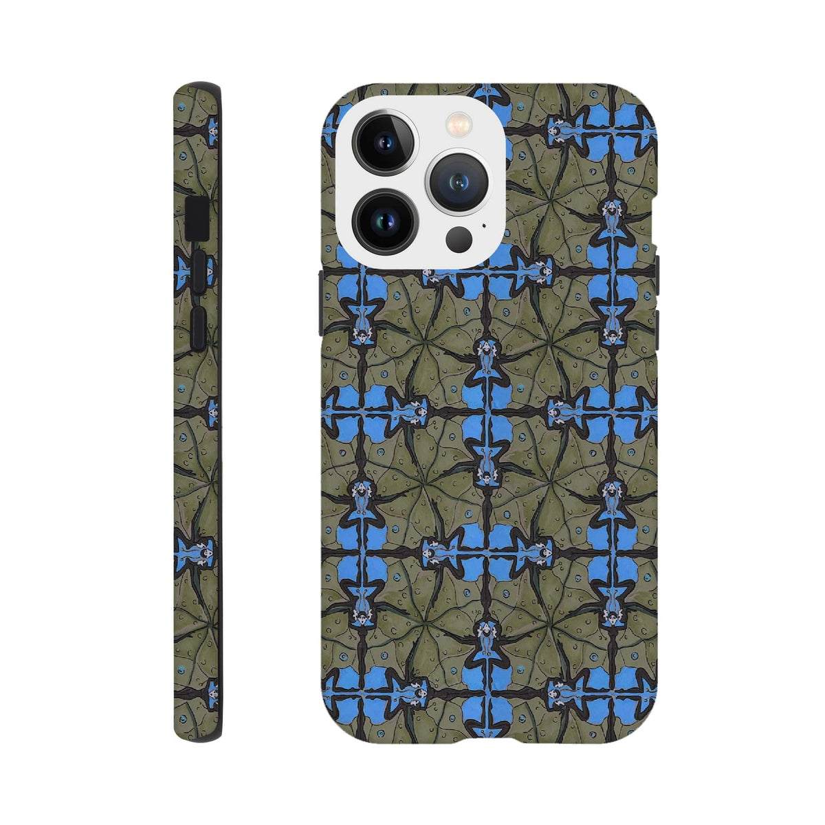 Gelato Print Material iPhone 13 Pro Max Tough case Elfies 7 mode hamburg print sommerkleid Unique Prints Summer Dress Handdesignierte Prints Print