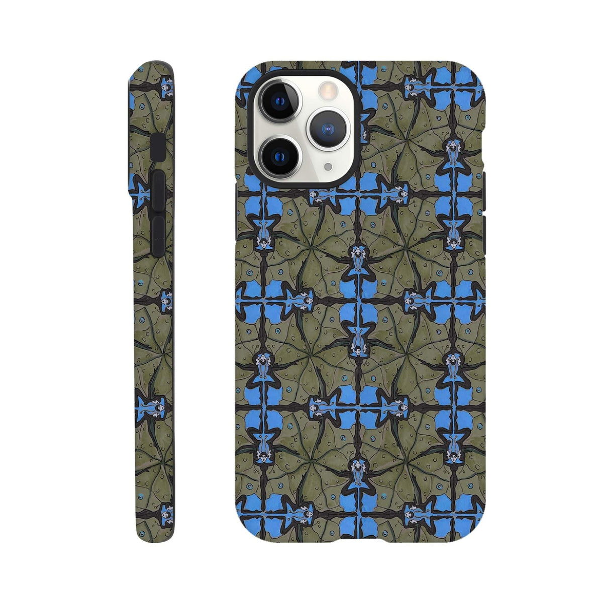 Gelato Print Material iPhone 11 Pro Tough case Elfies 7 mode hamburg print sommerkleid Unique Prints Summer Dress Handdesignierte Prints Print